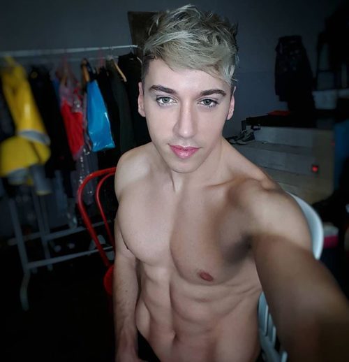 Hrisio Busarov (bailarín de 'Tu cara no me suena todavía') sin camiseta