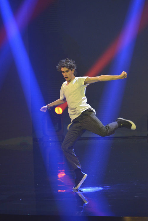 Samuel Martí, en la final de la segunda edición de 'Got Talent España'