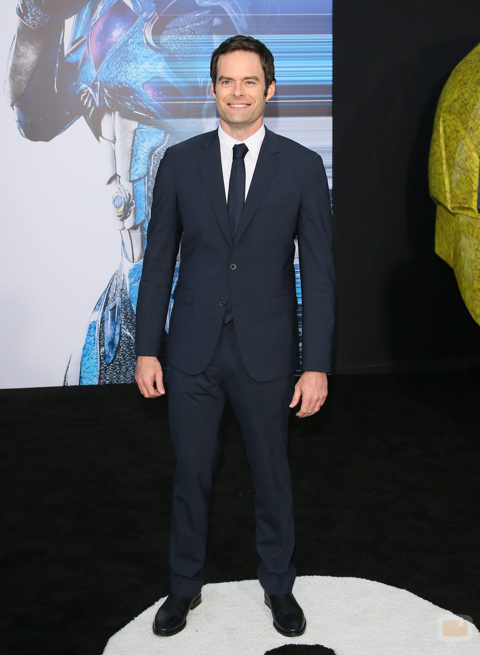 Bill Hader posa en la premiere de "Power Rangers" en Los Ángeles