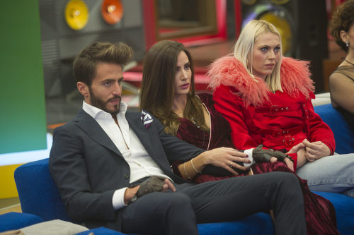 Marco Ferri, Aylén Milla y Daniela Blume en la gala 13 de 'GH VIP 5'
