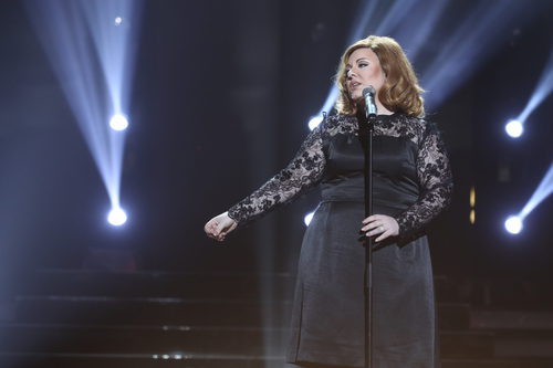 Bárbara Redondo es Adele en la tercera gala de 'Tu cara no me suena todavía'