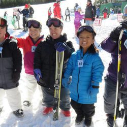 La familia Johnston de '¡Menuda Familia!' en la nieve