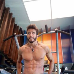 Marco Ferri de 'GH VIP 5' semidesnudo en Guadalix de la Sierra y haciendo deporte