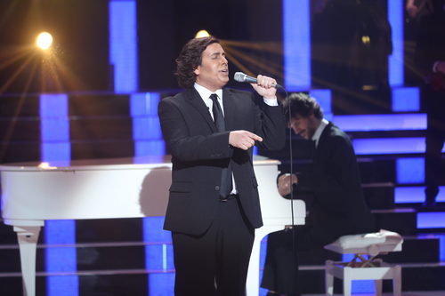 Gabriel Guitiérrez es Julio Iglesias en la cuarta gala de 'Tu cara no me suena todavía'