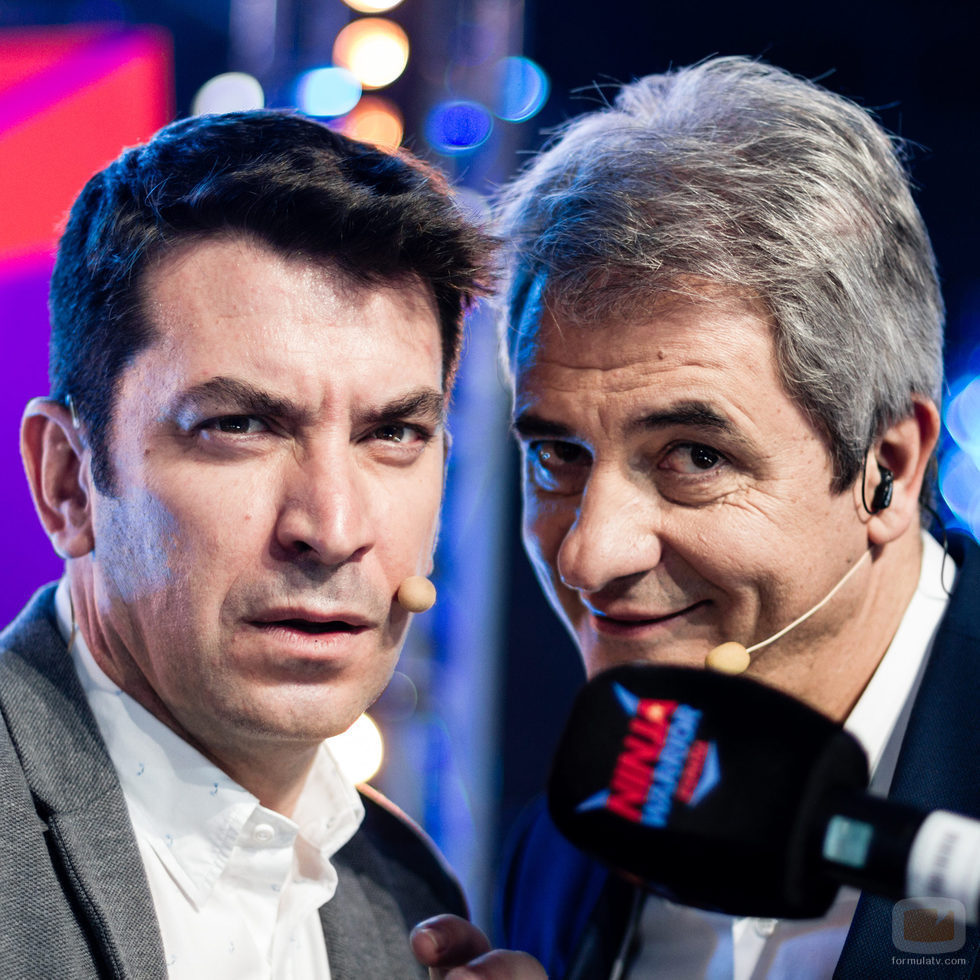 Arturo Valls y Manolo Lama en 'Ninja Warrior'