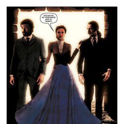 Amelia, Julián y Alonso en "Tiempo al tiempo", el cómic de 'El Ministerio del Tiempo'