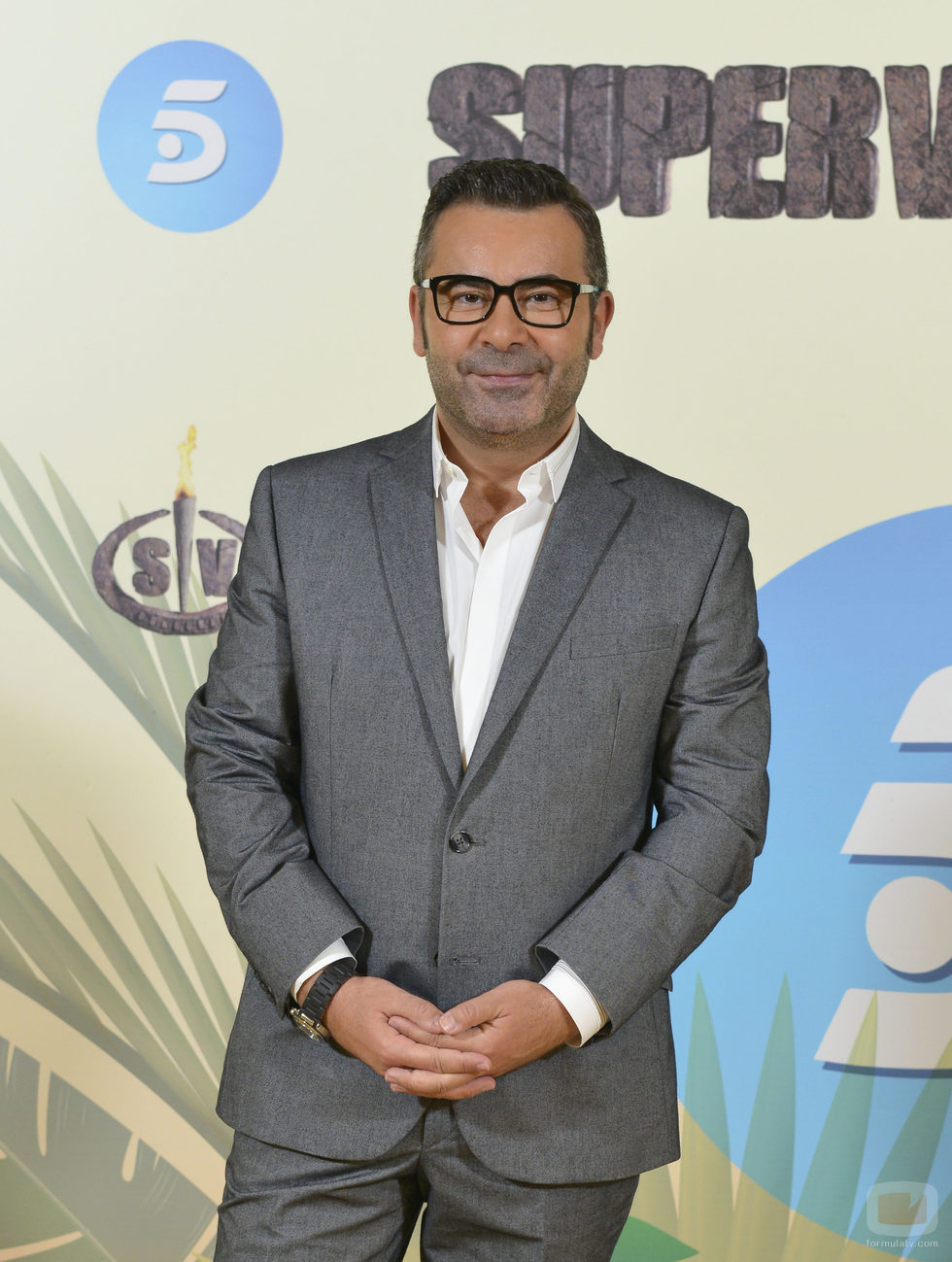 Jorge Javier Vázquez posa en la presentación de 'Supervivientes 2017'