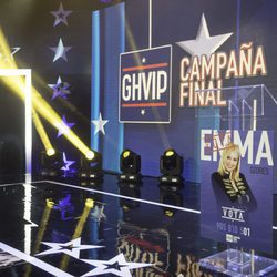 Atril de Emma Ozores en la semifinal de 'GH VIP 5'
