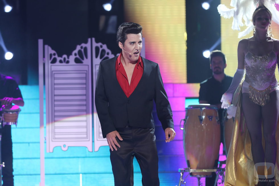 Elvis de Palma imita a Elvis Presley en la quinta gala de 'Tu cara no me suena todavía'