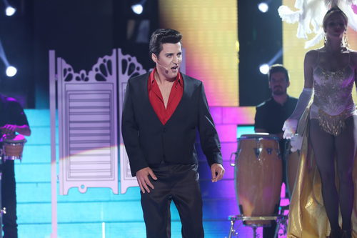 Elvis de Palma imita a Elvis Presley en la quinta gala de 'Tu cara no me suena todavía'