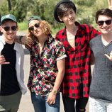 Manel Navarro junto a otros participantes de Eurovisión 2017