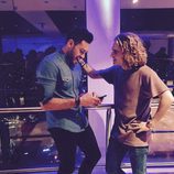 Manel Navarro junto a Imri Ziv en Tel Aviv