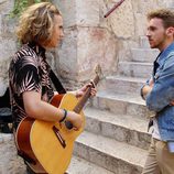 Manel Navarro junto al representante de Austria en Eurovisión 2017