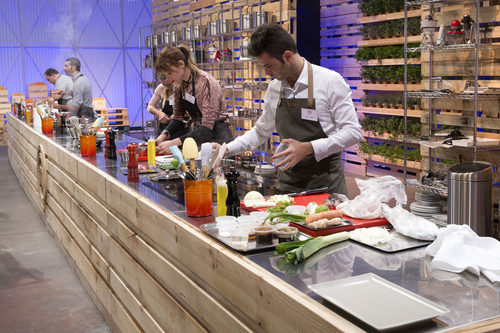 Los participantes de 'MasterChef' en la cocina