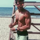 Alejandro Caracuel en la playa