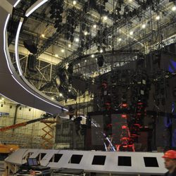 Imagen del centro del escenario de Eurovisión 2017