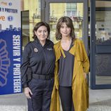 Andrea del Río y Luisa Martín en 'Servir y proteger'