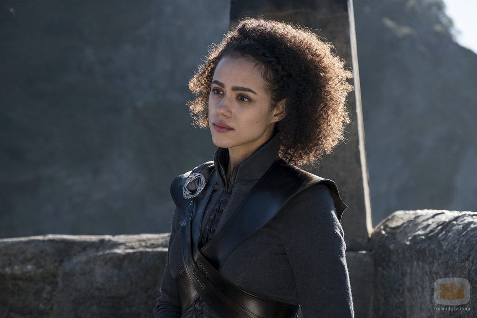 Nathalie Emmanuel en la temporada 7 de 'Juego de Tronos'