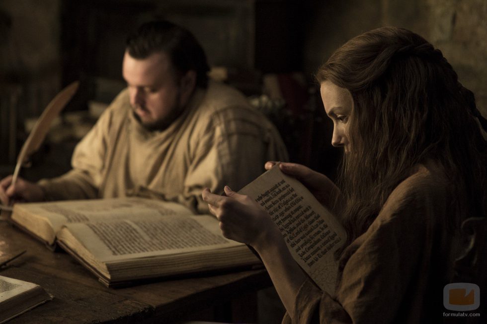 Sam Tarly y Gilly en una escena de la T7 de 'Juego de Tronos'