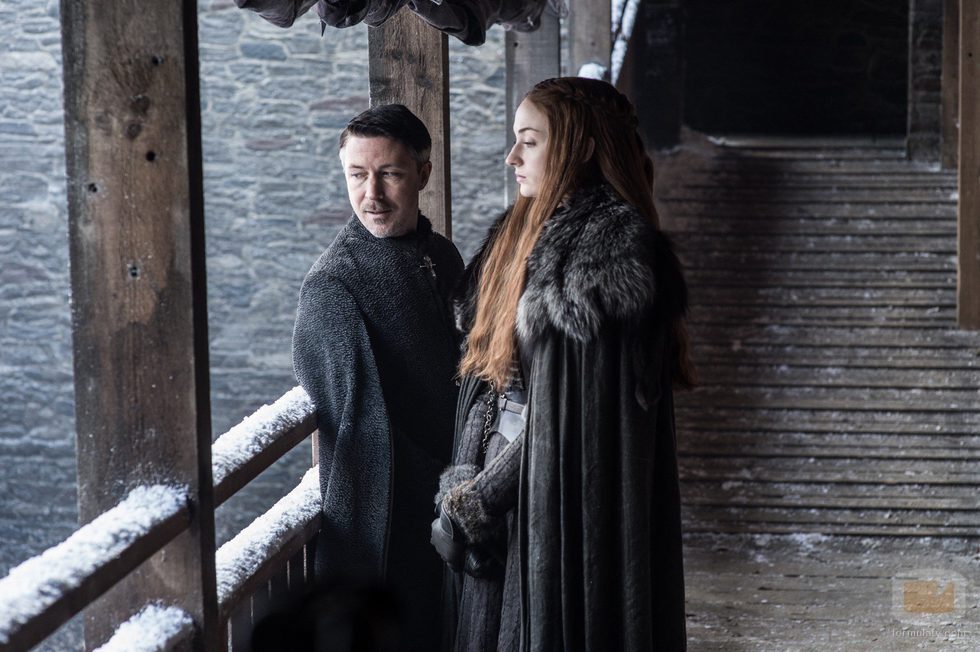 Sansa y Meñique en la temporada 7 de 'Juego de Tronos'