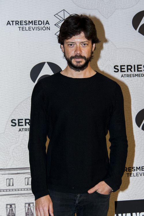 Álvaro Morte en la presentación de 'La Casa de Papel'