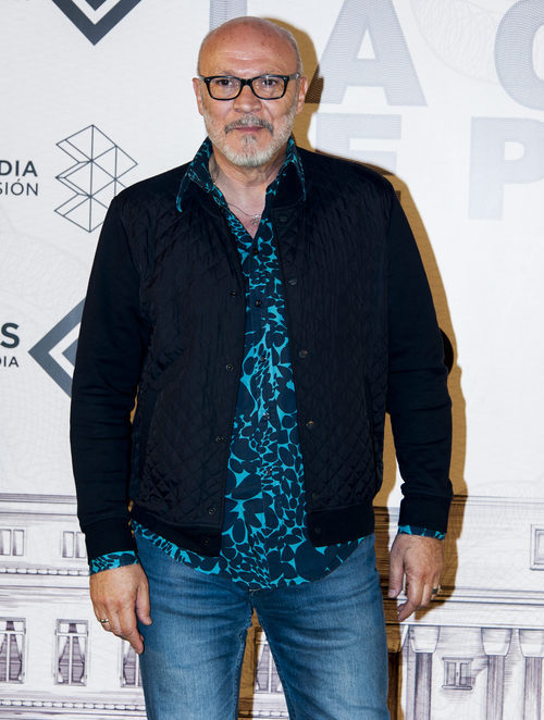Juan Fernández en la presentación de 'La Casa de Papel'
