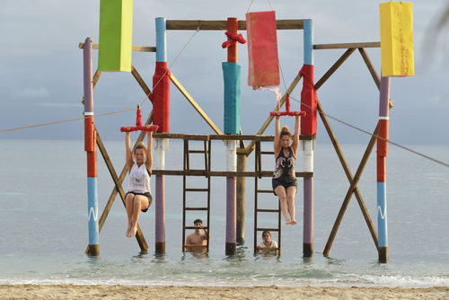 Las Mellis en la primera prueba de 'Supervivientes 2017'