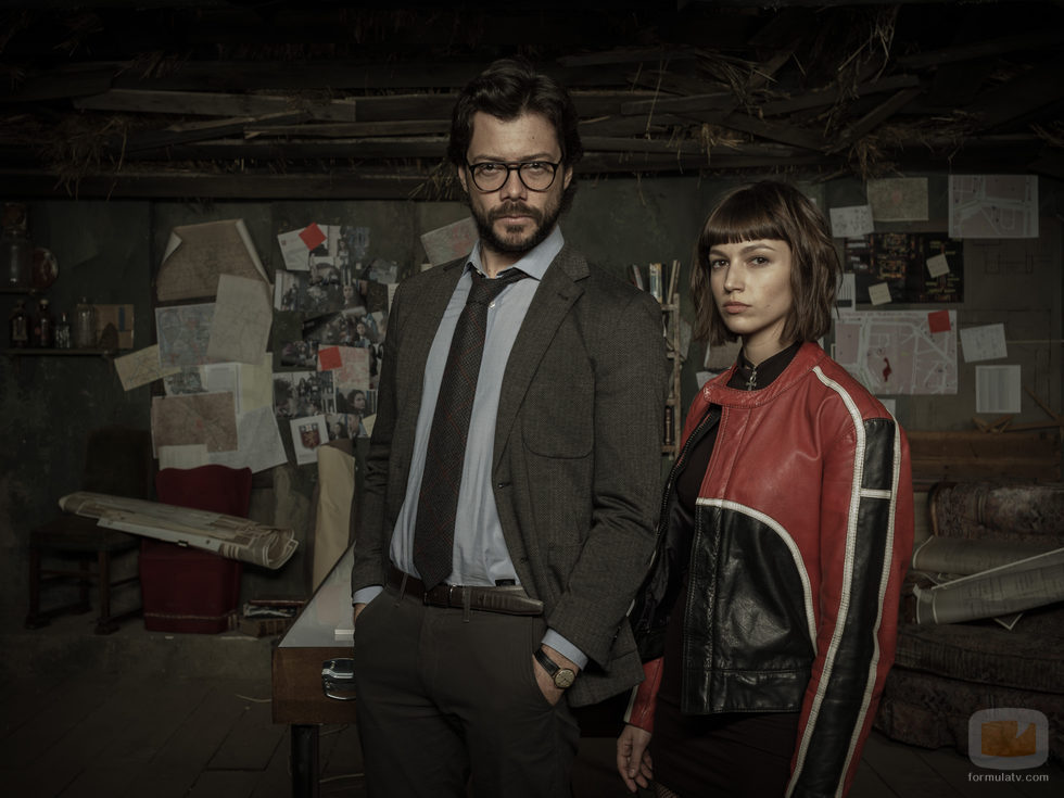 Álvaro Morte y Úrsula Corberó en 'La Casa de Papel'