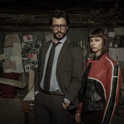 Álvaro Morte y Úrsula Corberó en 'La Casa de Papel'