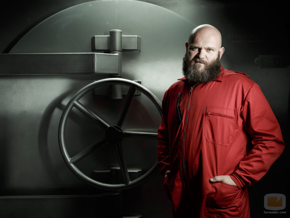 Darko Peric posa en las fotos promocionales de 'La Casa de Papel'