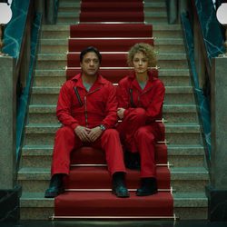 Enrique Arce y Esther Acebo en 'La Casa de Papel'