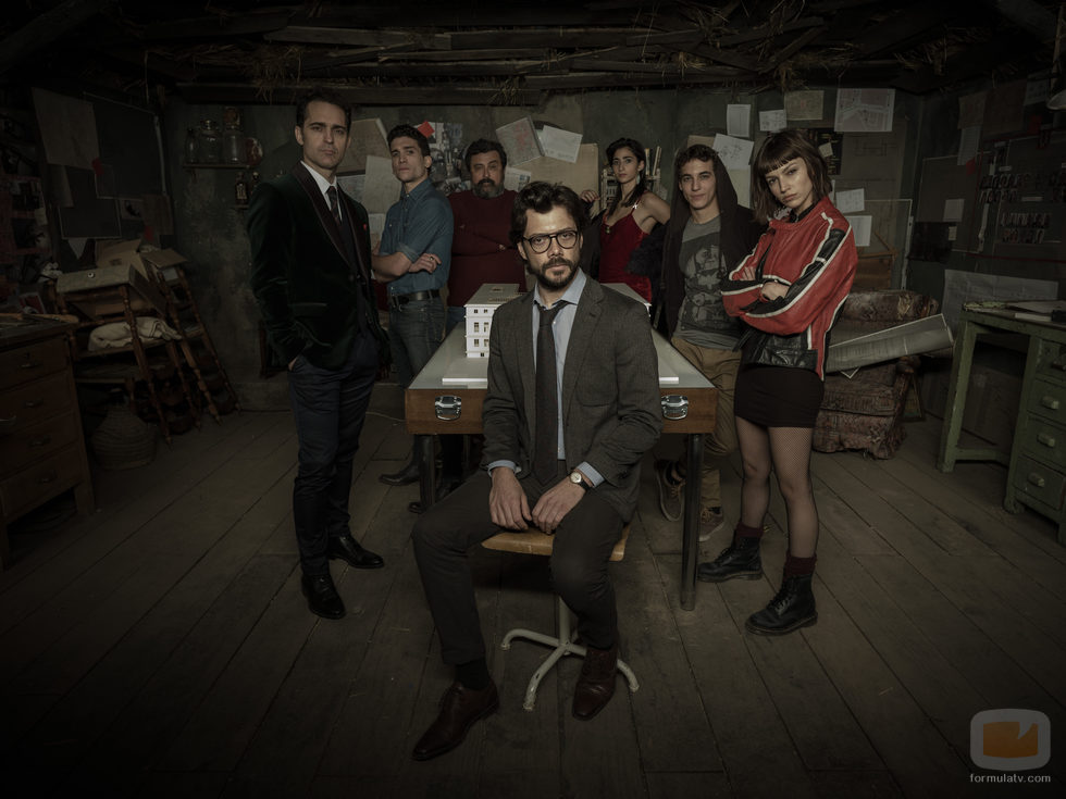 Los ladrones de 'La Casa de Papel', thriller policiaco de Antena 3