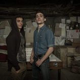 Miguel Herrán y Jaime Lorente en 'La Casa de Papel'