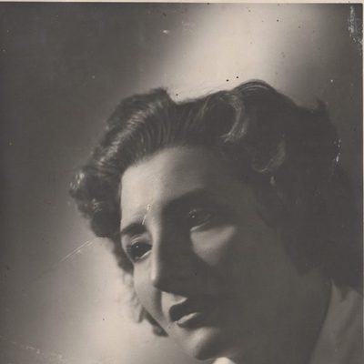 La actriz Amparo Pachecho de joven