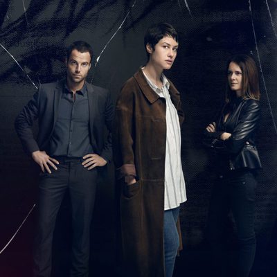 Carles Francino, Aída Folch y Evan Santolaria en las fotos promocionales de 'Sé quién eres'