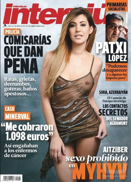Aitziber Millán se desnuda en la portada de Interviú