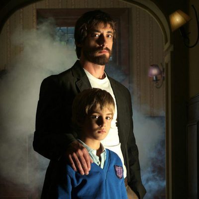 Ismael Martínez y Javier Zidoucha en 'El internado'