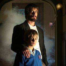 Ismael Martínez y Javier Zidoucha en 'El internado'