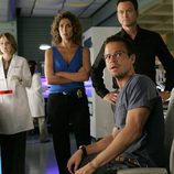 Gary Sinise y el resto de su equipo en 'CSI: NY'