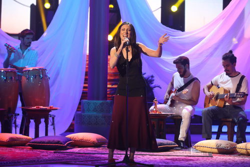 Paula Domínguez es Chambao en la séptima gala de 'Tu cara no me suena todavía'