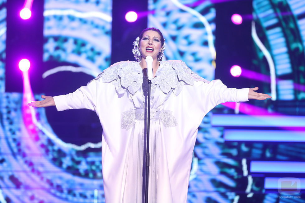 Madeleheine interpreta a Isabel Pantoja en la séptima gala de 'Tu cara no me suena todavía'
