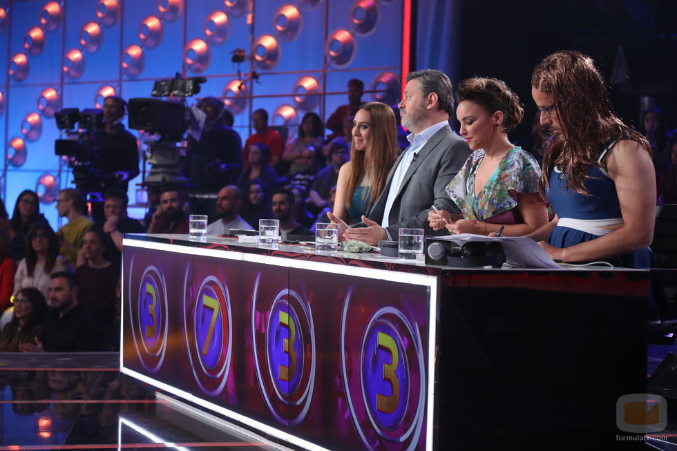 El jurado de 'Tu cara no me suena todavía' en la séptima gala del talent show