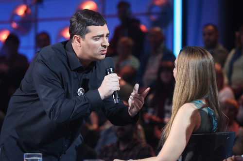 David Moreno es Eros Ramazzotti en la séptima gala de 'Tu cara no me suena todavía'