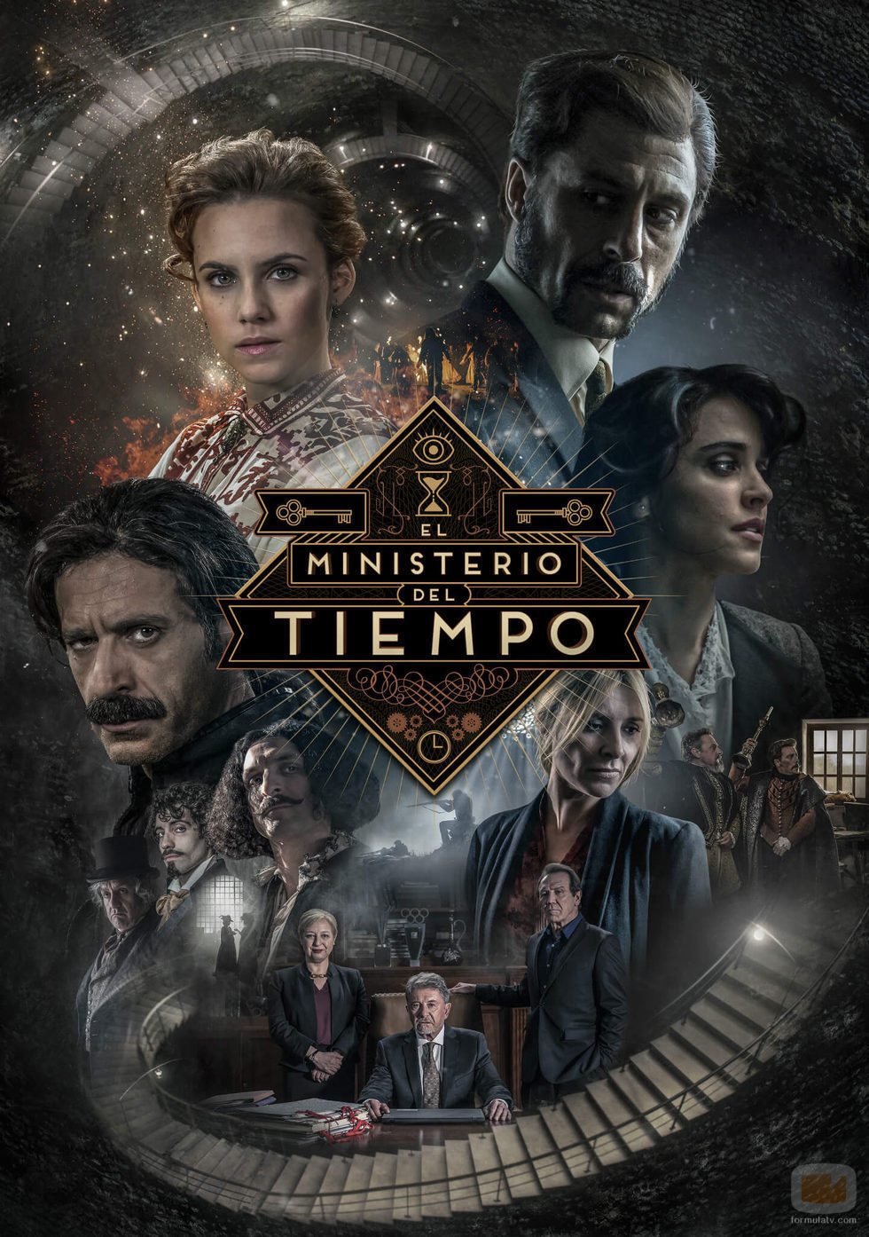 Cartel de la tercera temporada de 'El Ministerio del Tiempo'