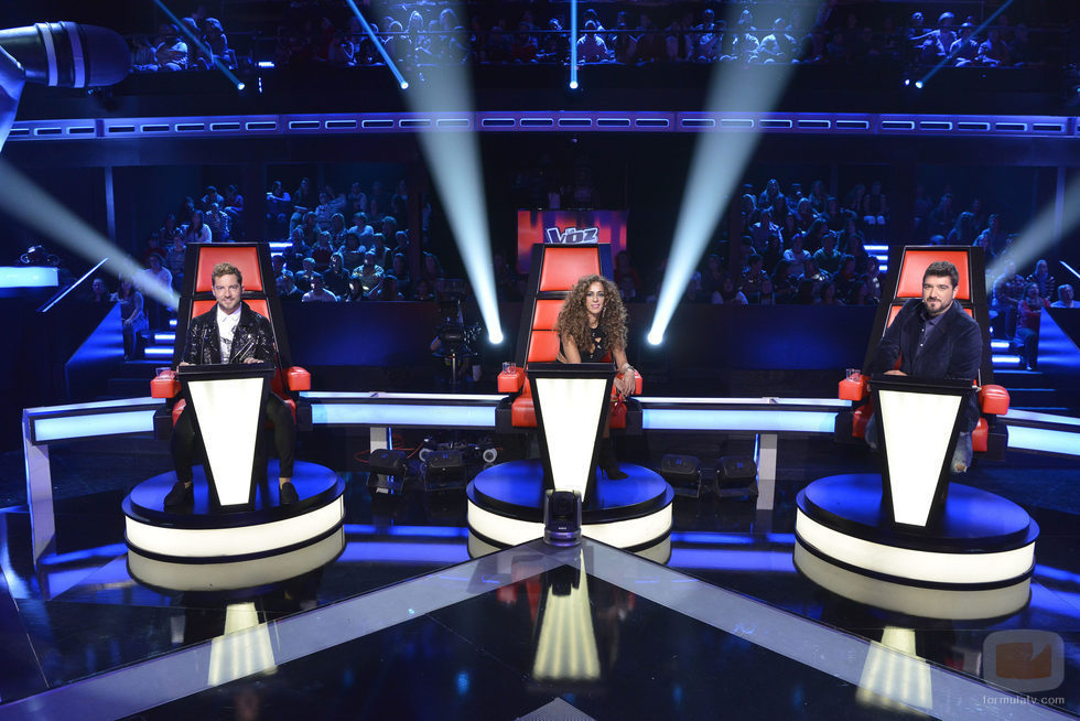 Los coaches en la gala final de 'La Voz Kids'