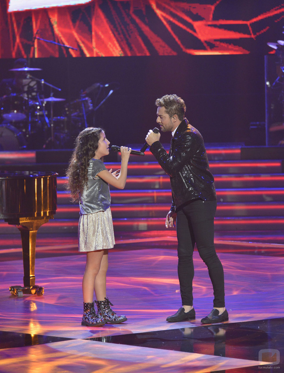 David Bisbal y Esperanza en la final de 'La Voz Kids'