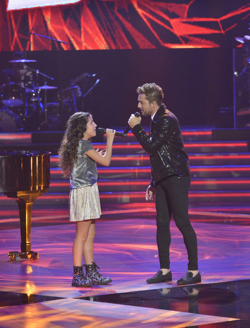 David Bisbal y Esperanza en la final de 'La Voz Kids'