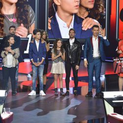 Los tres finalistas de 'La Voz Kids'