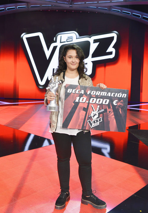 Rocío Aguilar, ganadora de 'La Voz Kids'