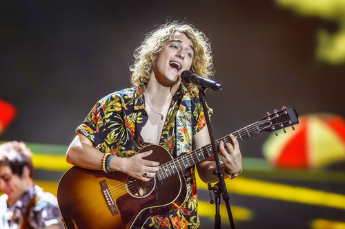 Manel Navarro en el segundo ensayo de Eurovisión 2017